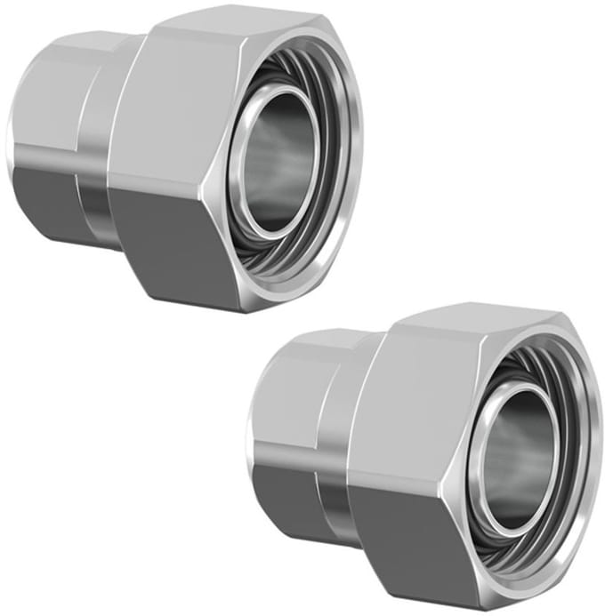 Flamco aansluitset G5 2 st. Rp1/2 x G3/4i Eurok. MS vern., F10370