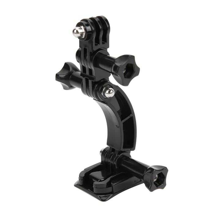 Draagbare Sportcamera Fietsvideo Bevestigingsbeugel Helm Camera Mount Set Accessoire black