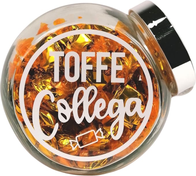 Snoeppot - "Toffe collega" - bedankt collega - afscheid collega - collega cadeau