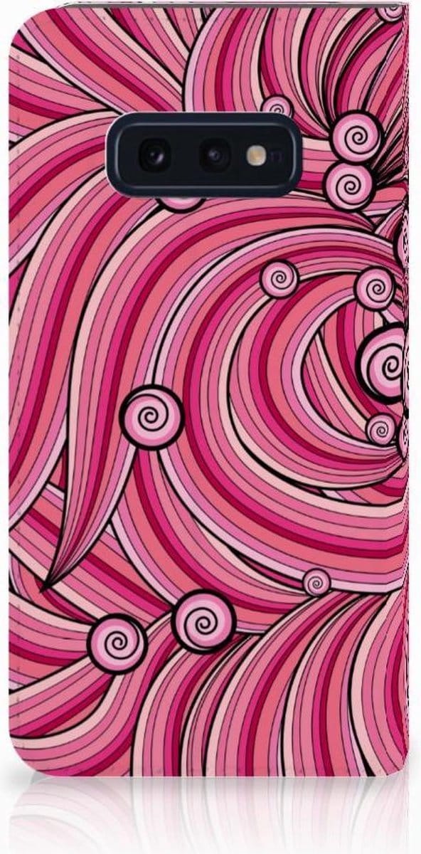 Samsung Galaxy S10e Bookcase Swirl Pink
