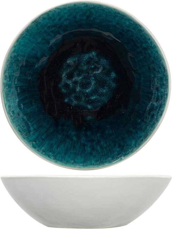 Cosy & Trendy Chiara Petrol Diep Bord D18xh5,5cm