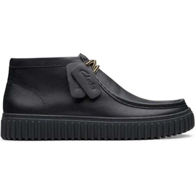 Leren Veterschoenen Met Rubberen Zool