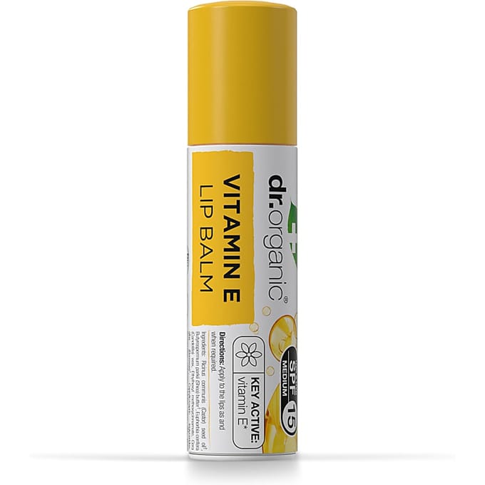 Dr Organic Lippenbalsem - Vitamine E
