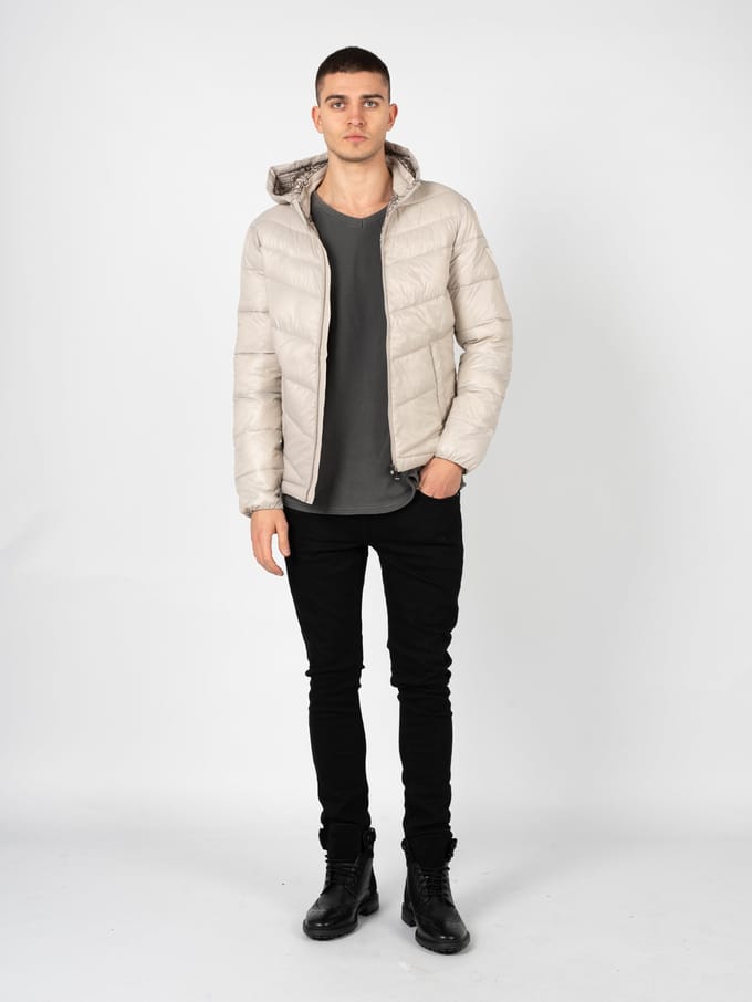 Guess jas Down Jkt Mannen Grijs