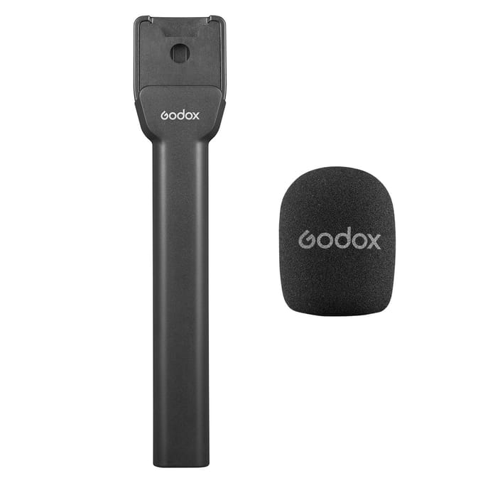 Godox ML-H Microfoon Handheld Adapter Handgreep Beugel voor Godox MoveLink M1/M2/UC1/UC2 zwart