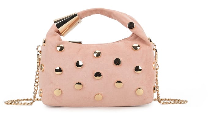 Giuliano kunstlederen suede schoudertas Iskra - Dames - Roze