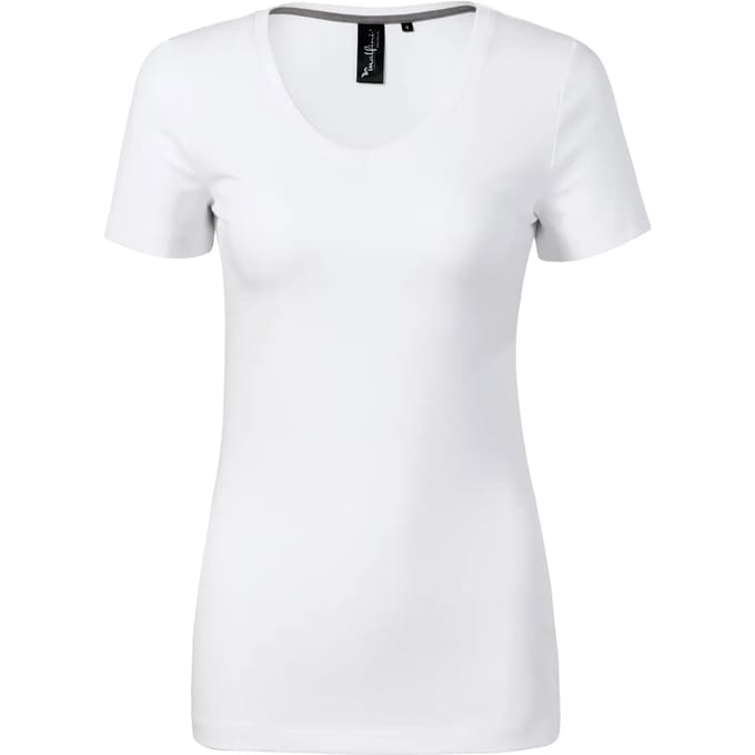 Dames-T-shirt met V-hals Malfini Premium Action 701