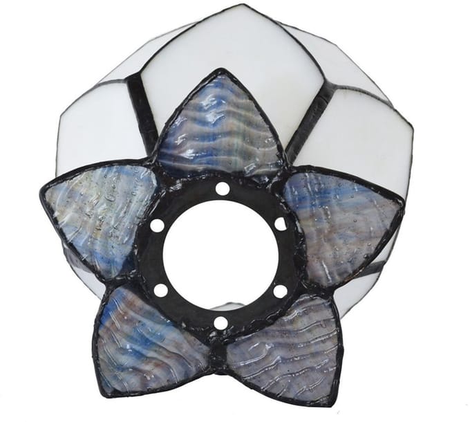 Tiffany Kroonluchter White Lotus 2 - Art Deco Trade