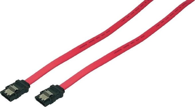 SATA LogiLink 0.50m 6GBs Rood