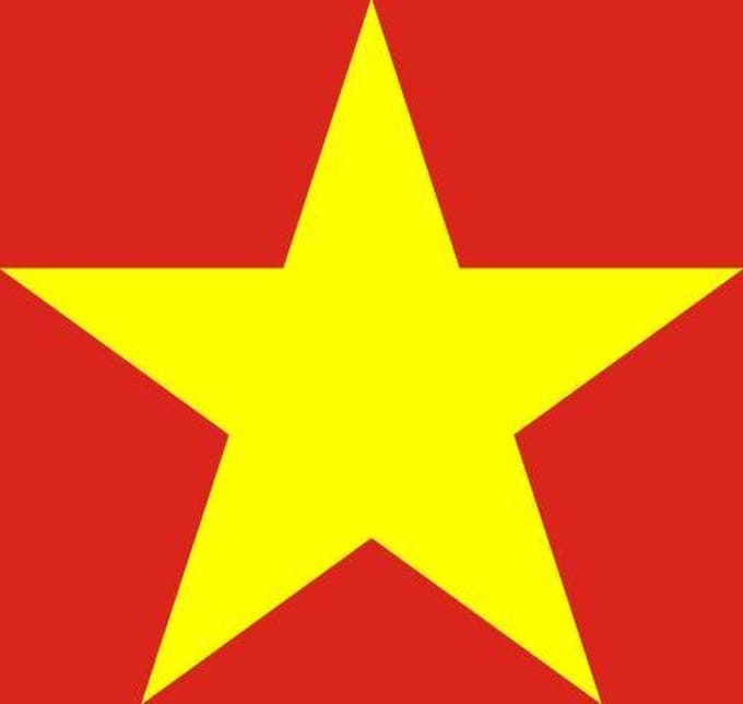 Vlag Vietnam 50x75cm