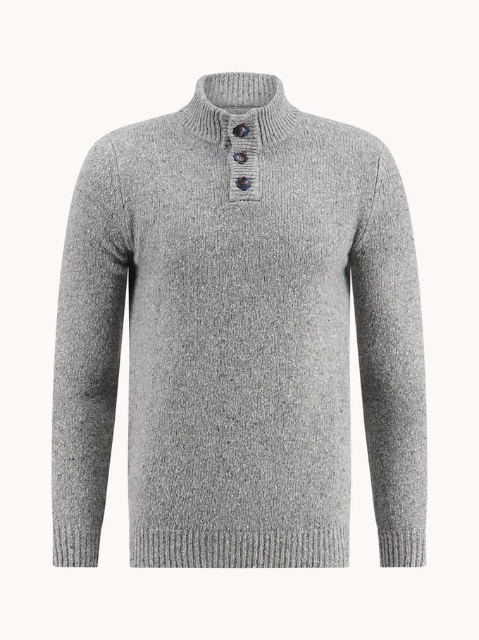 A Fish Named Fred Jumper knitted Dark Grey (32.504.702)