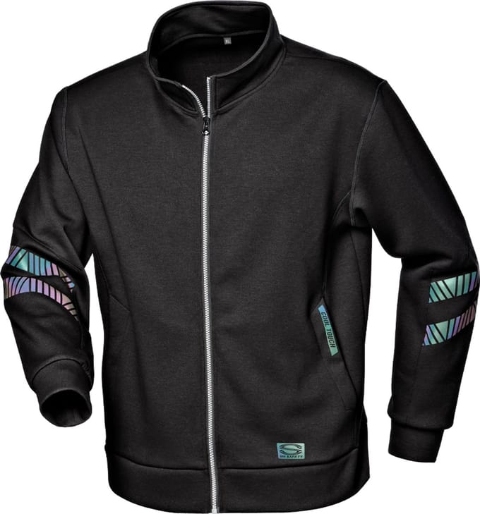SIR SAFETY BADGER Half-zip Werktrui HEREN Veiligheidstrui Zwart - Winddicht - Polyester Viscose Elastaan