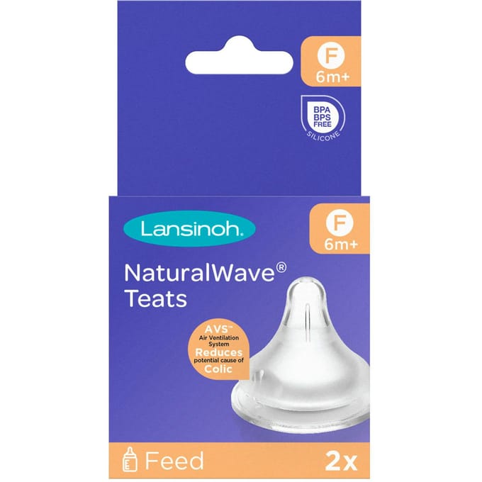 Lansinoh NaturalWave Teats Medium Flow 2 st