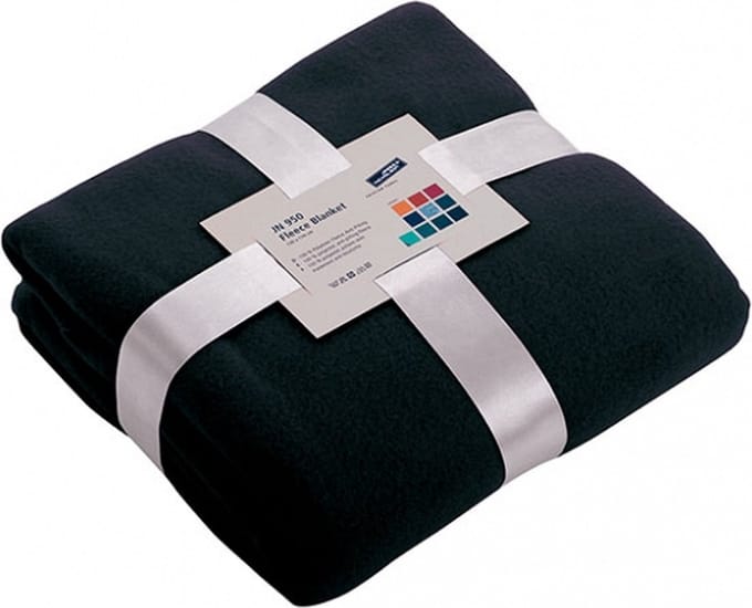 Fleece deken donkerblauw