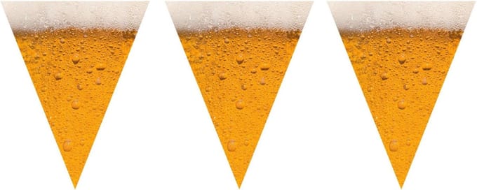 Vlaggenlijn bier 6mtr.