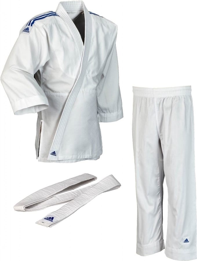 Judopak Adidas voor kinderen | meegroeipak J250 | Wit