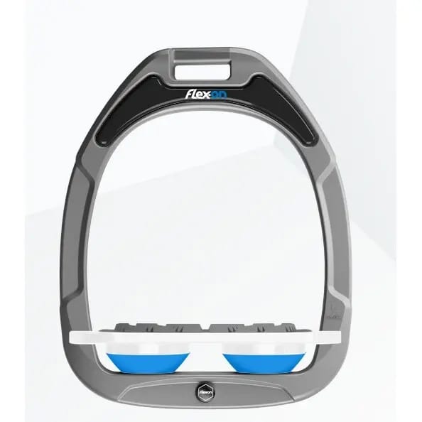 Platte Grip Hielijzers Aluminium/Wit/Blauw Flex-On Green Composite