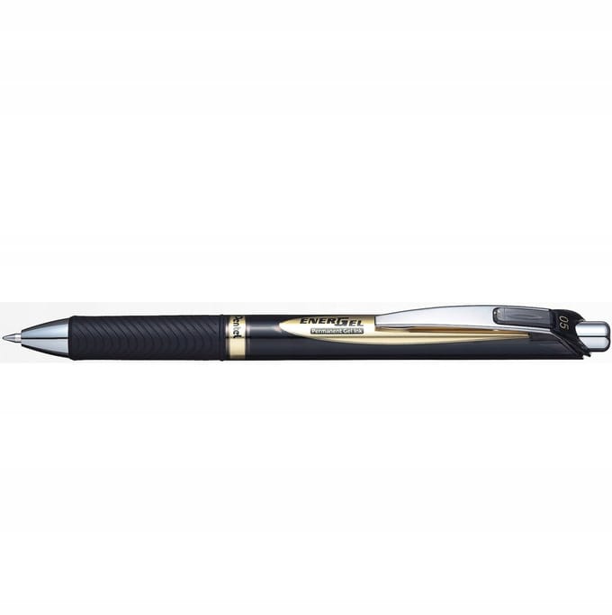 Pentel EnerGel BLP75-A Documentpen - Zwart, 0,5 mm