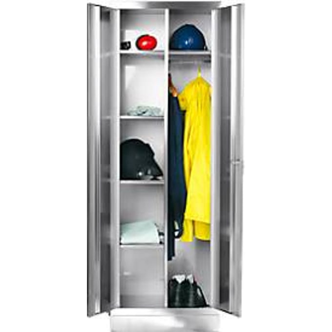 Rvs lockers - B 600 mm - sokkel