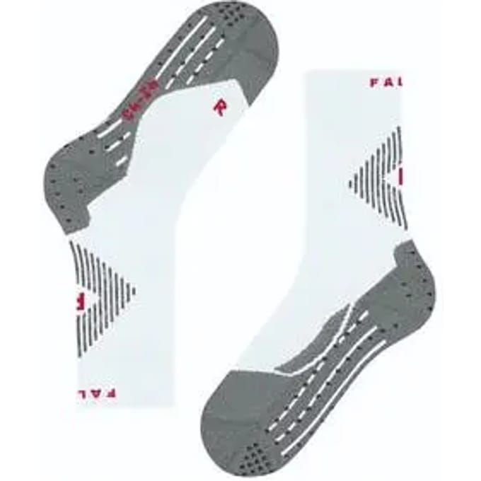 FALKE 4GRIP Stabilizing voor maximale snelheid functioneel materiaal sokken unisex wit - maat 35-36