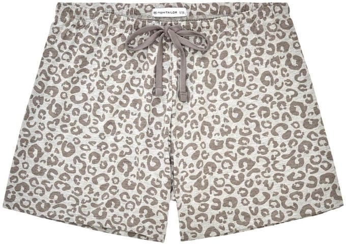 Tom Tailor - Pyjamashort met print - Maat L/40 - grey-medium-allover