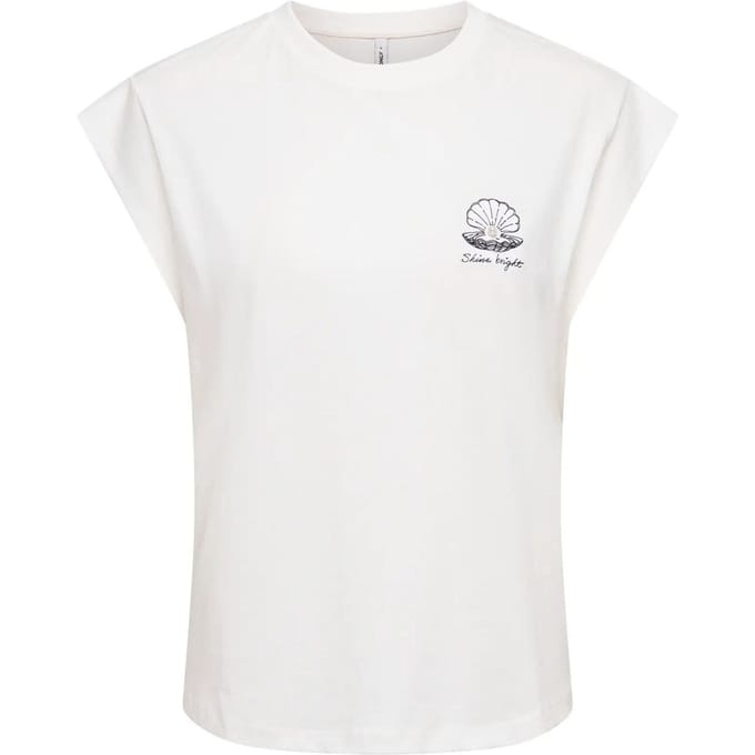 regular fit T-shirt van puur katoen model 'SHELINA'