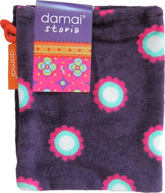 Damai Washandje Bianca (2 Stuks) - 16x21 cm - Paars