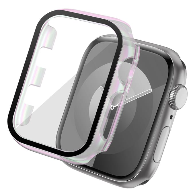 Hoesje Full Cover - Geschikt voor Apple Watch 1 / 2 / 3 - 38 mm - Screen protector - Case/Cover - Transparant