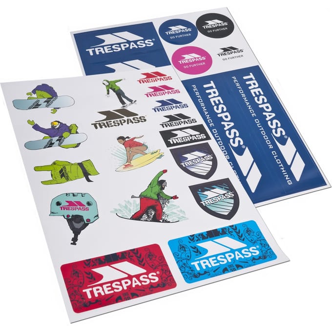 Trespass De Uitrusting van de matrijzenbesnoeiingssticker (Multi)