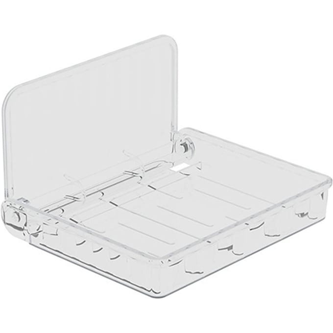 Wandgemonteerde Opklapbare Plank Transparant Ponsvrij Grote Capaciteit Sterk Opvouwbaar Zwevende Muur Small white