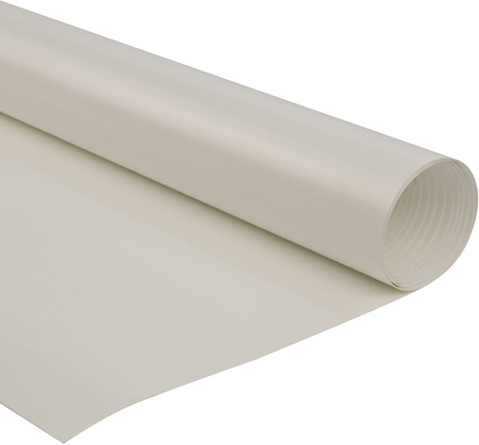 Afdekzeilwinkel - Pvc zeildoek - 680gr wit 9003 - Vlamvertragend FR B1