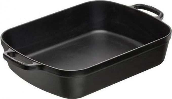 Le Creuset Gietijzeren Braadslede 40 x 30 cm Mat Zwart