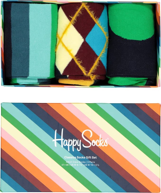 Happy Socks Classics Socks Gift Set (3-pack) - Unisex - Maat: 36 - 40