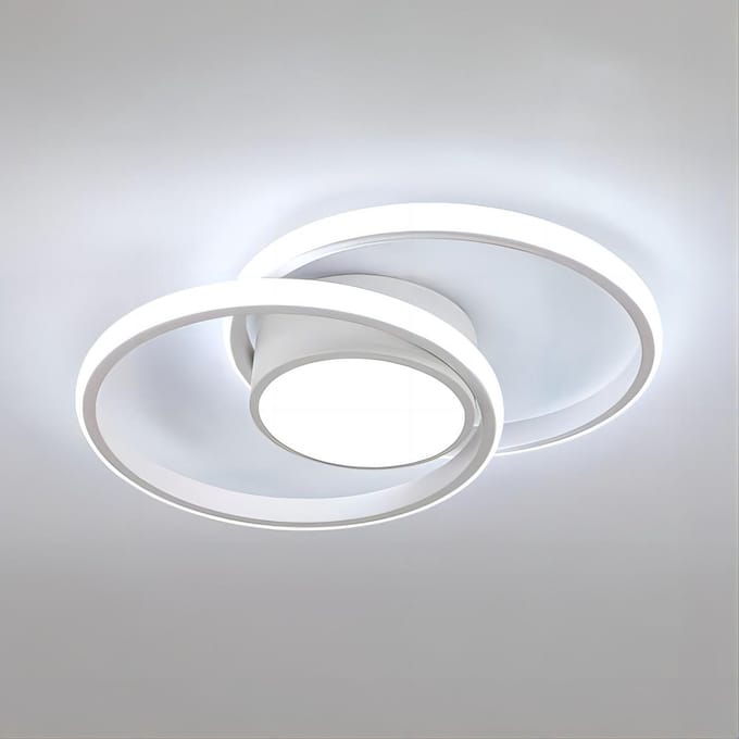 Plafondlamp - 40 CM - Medium - 42 W - LED - 4800 LM - 6500 K - Koel Wit