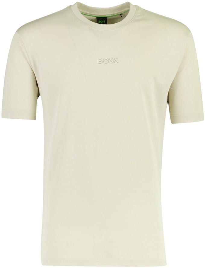 BOSS Green t-shirt beige 100% katoen