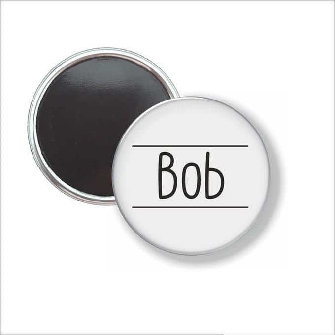 Button Met Magneet 58 MM - Bob - NIET VOOR KLEDING