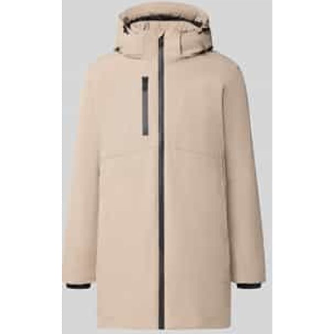 Regular fit parka met logoprint