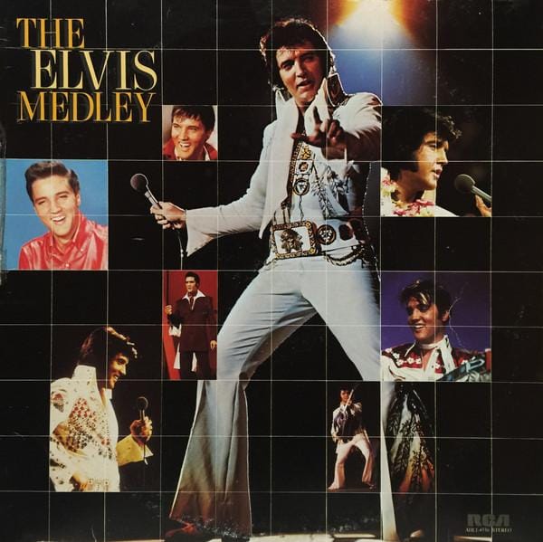 LP Plaat ELVIS The Elvis Medley AHL14530 RCA VICTOR 1982 Canada Rock Gebruikt