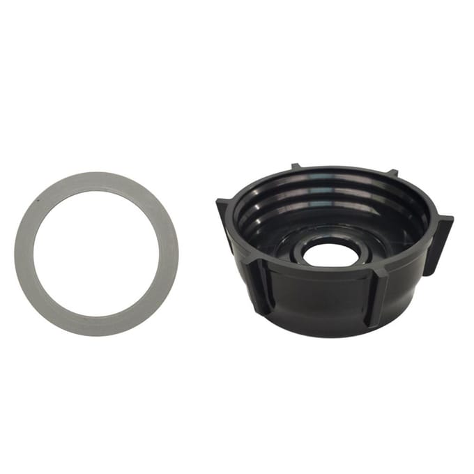 Blender Jar Base + 2 stuks rubberen O-ring pakkingen compatibel met Oster Blender 4902-003 1 kit gray