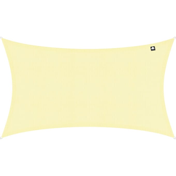 Kopu® Schaduwdoek Rechthoek Waterdicht 2x3 m - Zonnedoek - Creme