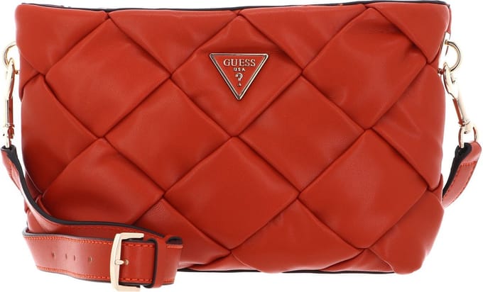 GUESS Schoudertas Zaina Top Zip Crossbody Bag Orange Oranje