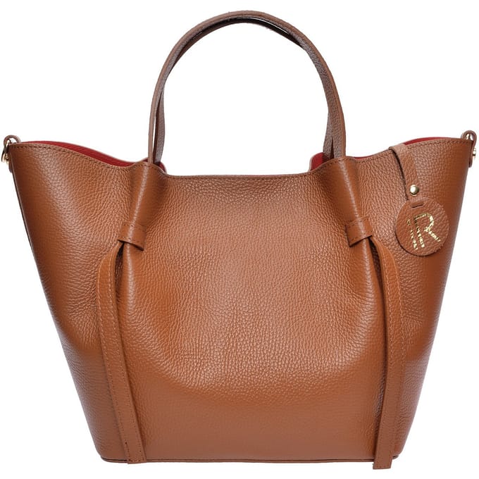 Isabella Rhea Brown Rundleer Tas