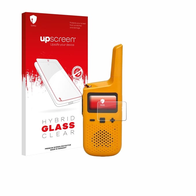 upscreen - Screenprotector voor Motorola Talkabout T72 - Folie Beschermfolie Beschermglas transparant