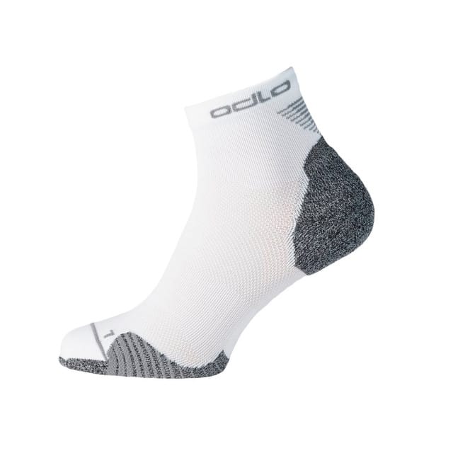 Odlo Socks Quarter Ceramicool Unisex Sportsokken - White - Maat 45-47