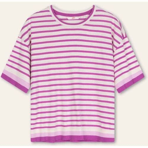 Oilily Tonks Stripes T-Shirt- maatL Lila