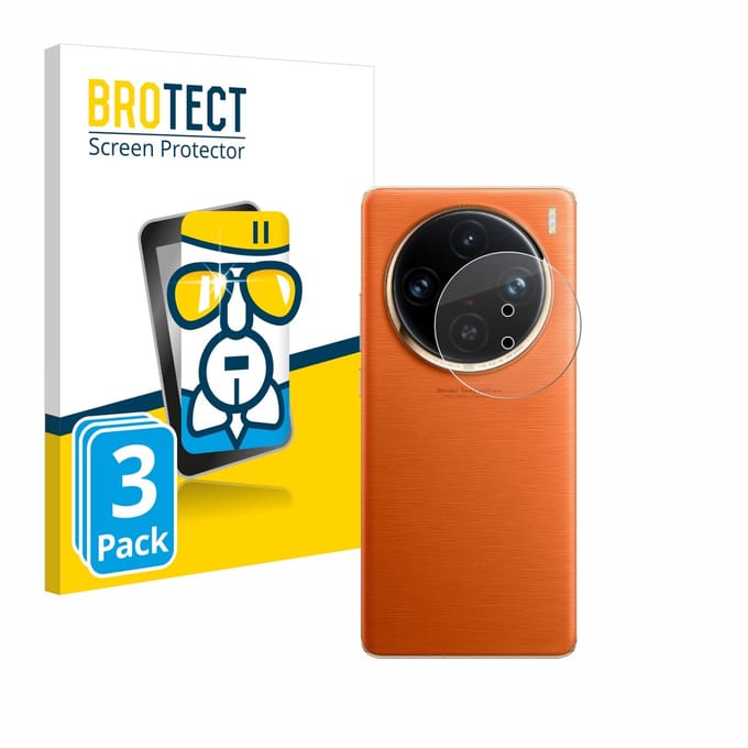 Screenprotector 3 Stuks voor Vivo X100 Pro (ALLEEN Camera Lens) Beschermglas transparant