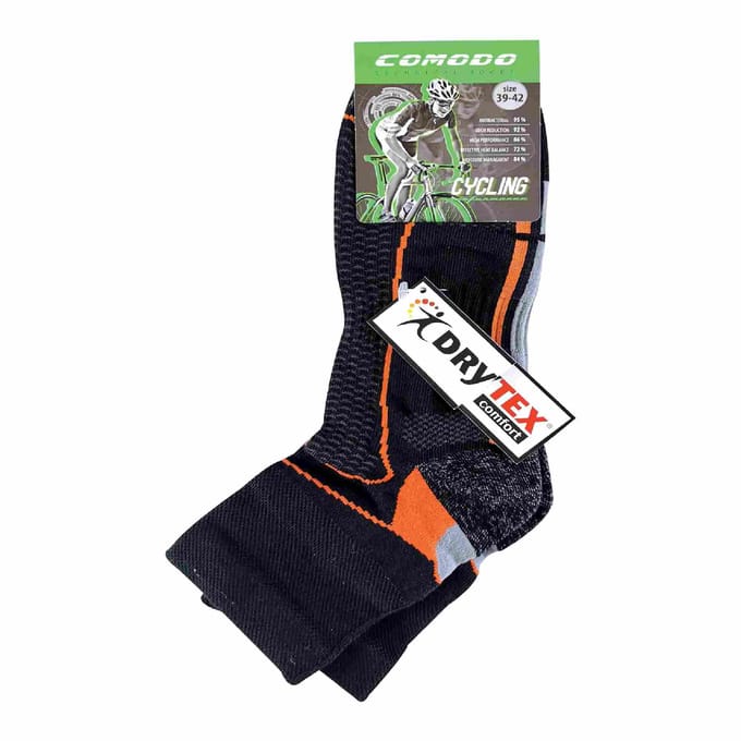 Comodo - Hi Vis Low Cut Fietssokken Heren & Dames