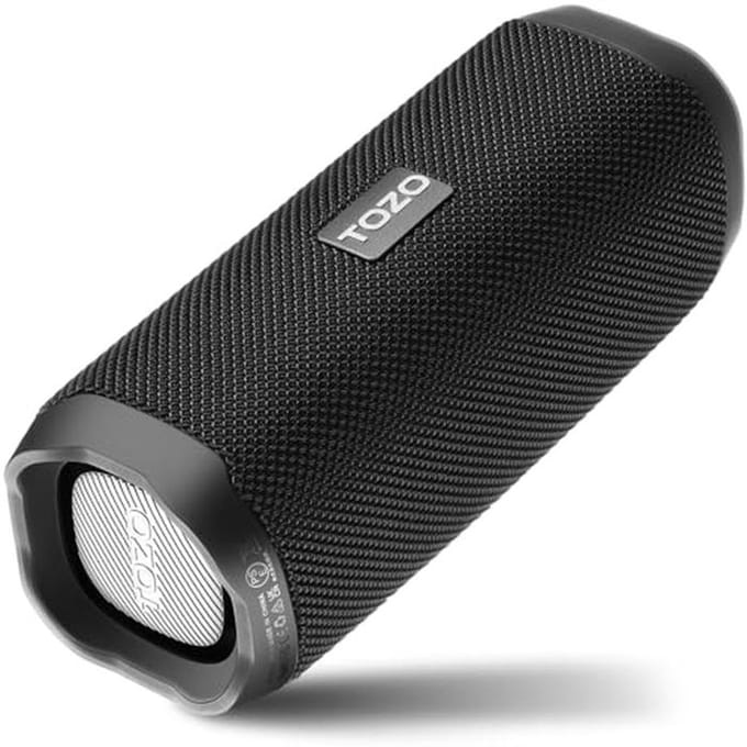 Draagbare Bluetooth Speaker met Diepe Bas, IPX8 Waterdicht, 25 Uur Afspeeltijd en Aangepaste EQ App