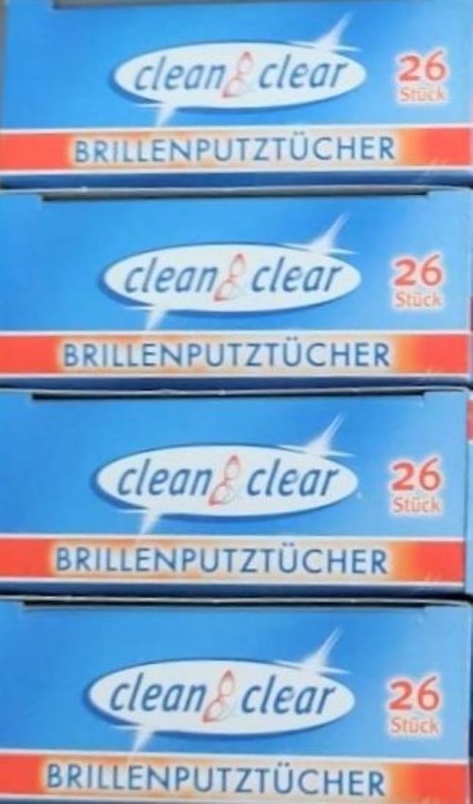 Brilpoetsdoekjes - Voordeelverpakking 4 x 26 Stuks