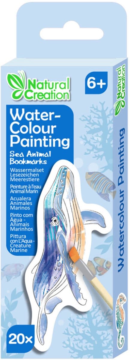 Avenir waterschilderen speelgoed zeedieren creatief knutselen.
